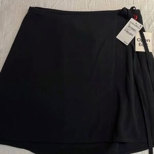 Black Wrap Skirt